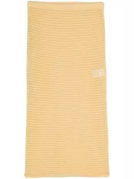 Юбка ажурной вязки Moon Paloma Wool, желтый