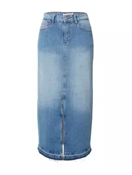 Юбка b.young KOMMA, синий деним