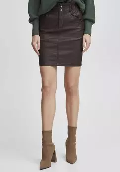 Юбка b.young, коричневый