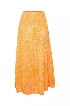 Юбка b.young, пятнистый оранжевый