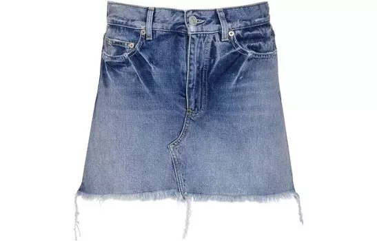 Юбка Balenciaga джинсовая, голубой