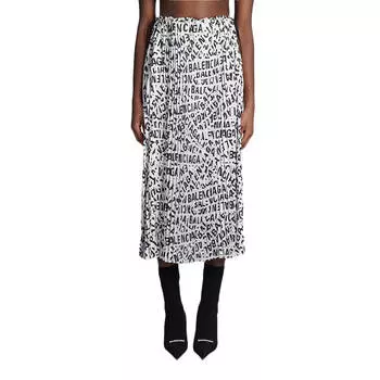 Юбка Balenciaga Polyester, белый