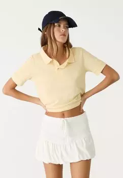 Юбка-баллон BALLOON Stradivarius, белый