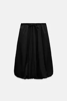 Юбка-баллон ZARA, черный