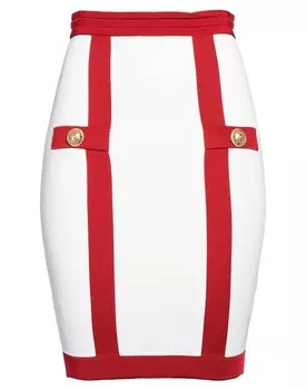 Юбка Balmain, молочный