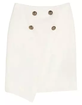 Юбка Balmain, слоновая кость