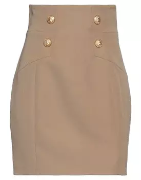 Юбка Balmain, светло-коричневый