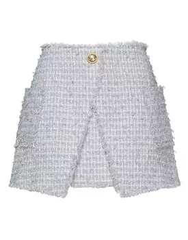 Юбка Balmain, светло-серый