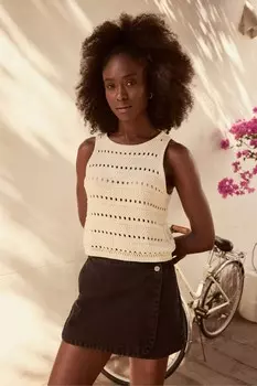 Юбка бандаж из 100% хлопка Levi'S, черный