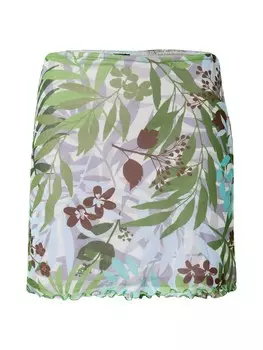 Юбка BDG Urban Outfitters, зеленый