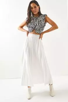 Юбка - Белый - Миди Olalook