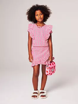 Юбка Benetton, цвет rot/wei