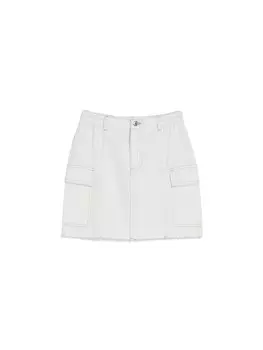 Юбка Bershka, белый