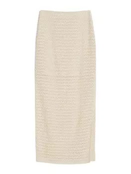 Юбка Bershka, бежевый