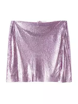 Юбка Bershka, цвет Orchid