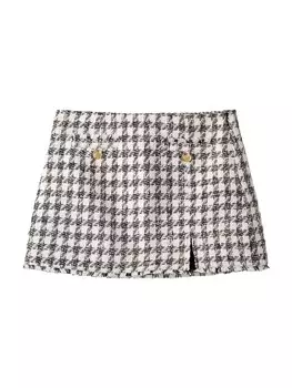 Юбка Bershka, цвет Wool White