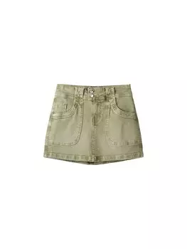 Юбка Bershka, хаки