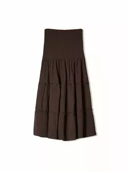 Юбка Bershka, коричневый