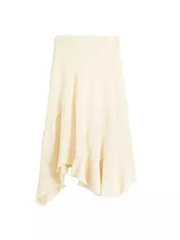 Юбка Bershka, кремовый