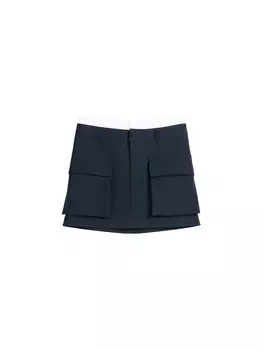 Юбка Bershka, морской синий