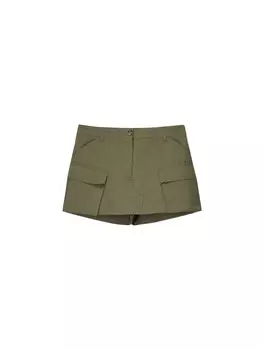 Юбка Bershka, оливковый