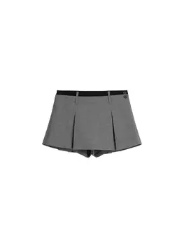 Юбка Bershka, пятнистый серый