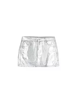 Юбка Bershka, серебряный