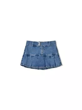 Юбка Bershka, синий деним