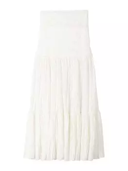 Юбка Bershka, светло-бежевый