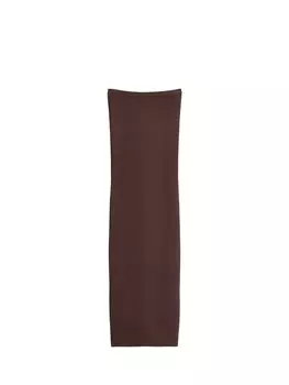 Юбка Bershka, темно-коричневый