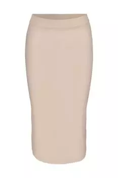 Юбка - Бежевый - Миди Noisy May