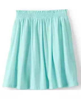 Юбка Big Girls Plus со сборками Lands' End, розовый