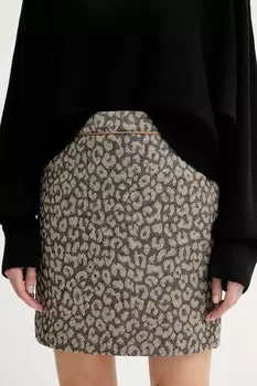 Юбка Boss Orange, бежевый