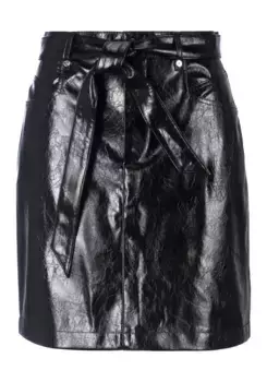 Юбка BOSS ORANGE из искусственной кожи "C_Vemas", из искусственной кожи, черный