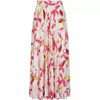 Юбка Boss Plisse With All-Over Seasonal Print, мультиколор