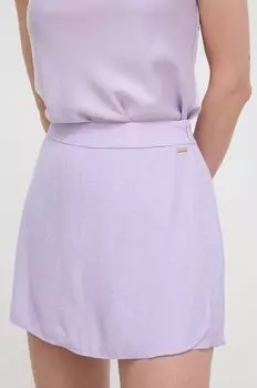 Юбка-брюки Armani Exchange, фиолетовый