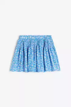 Юбка-брюки с цветочным узором H&M, синий