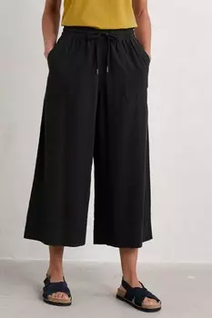 Юбка-Брюки с принтом «морское сердце» Seasalt Cornwall, черный