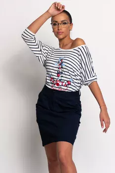 Юбка Budmil, синий/белый