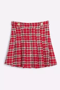 Юбка букле для девочек River Island, красный