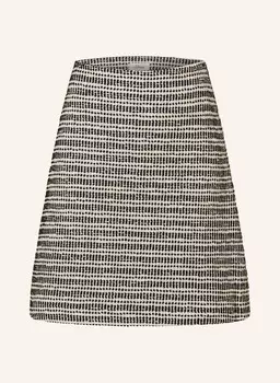 Юбка-букле s.Oliver BLACK LABEL, цвет SCHWARZ/BEIGE/WEISS
