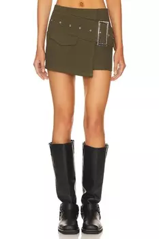 Юбка BY.DYLN Harper, оливковый