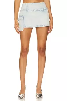 Юбка BY.DYLN Pippa, цвет Light Denim