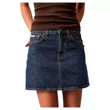 Юбка Calvin Klein 00040WL741 short skirt, синий