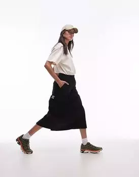 Юбка Carhartt WIP Jet Cargo черного цвета