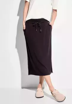 Юбка Cecil из джерси, однотонная, красный