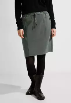 Юбка Cecil из джерси с кулиской, хаки