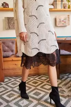 Юбка - Черный - Миди Olalook, черный