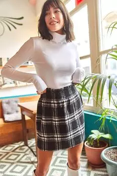 Юбка - Черный - Мини Olalook, черный