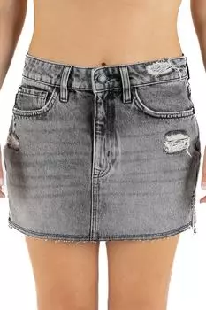Юбка - Черный - Мини SUPERDRY, черный